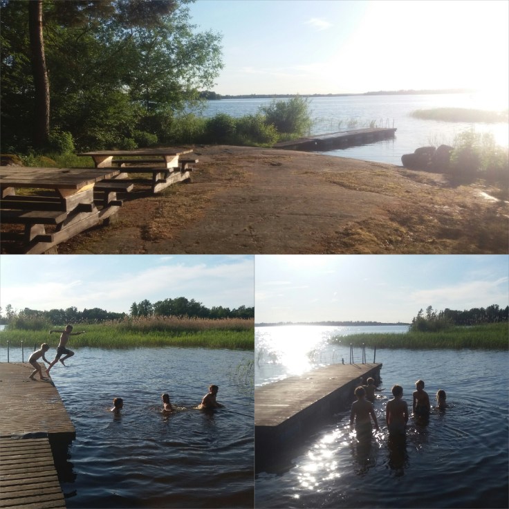 Kvällsbad badberget